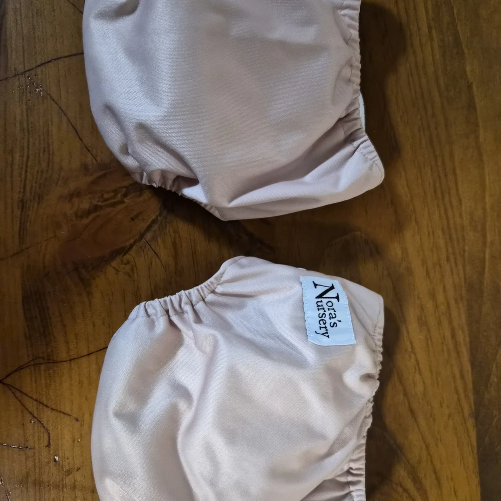 Kids Floral Diaper Covers - Brown and Gray